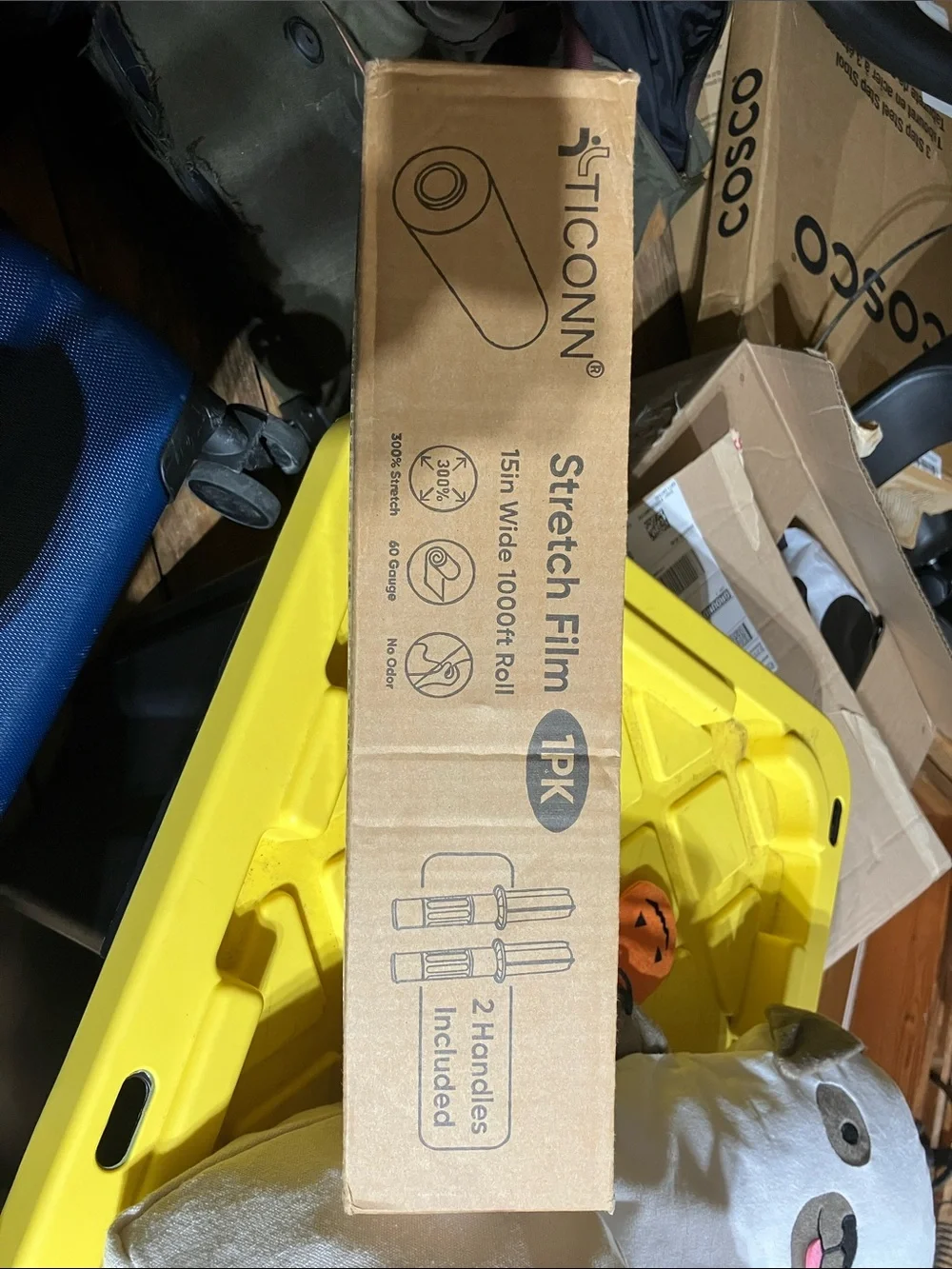 ICON Stretch Film Roll - Clear (Brown Box)